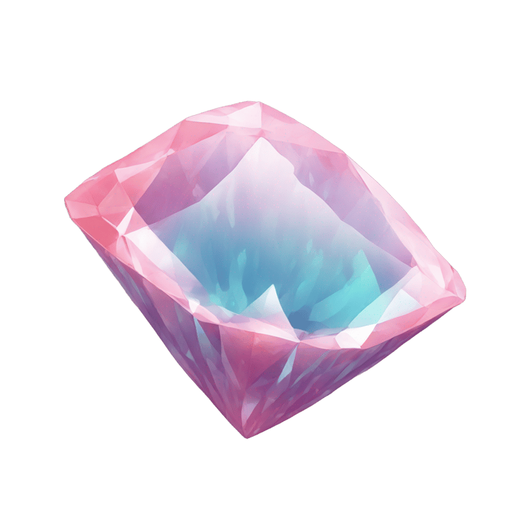 genmoji: Coral diamond