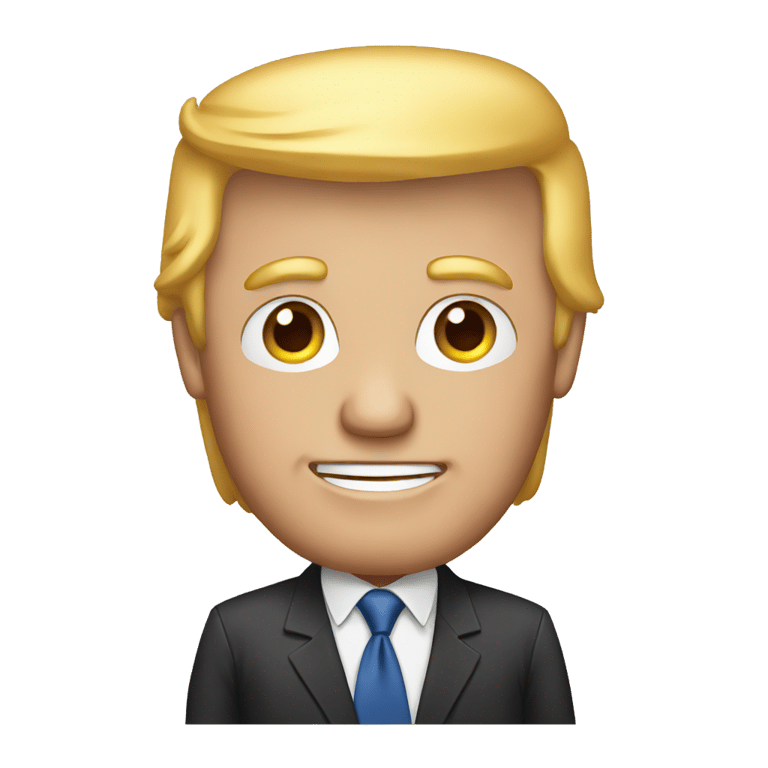 genmoji: Donald trump