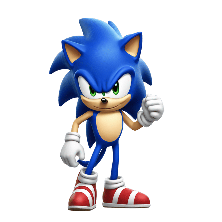 genmoji: Sonic the Hedgehog