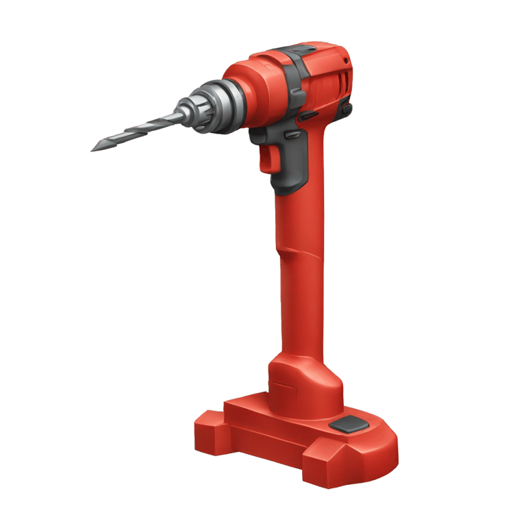 絵文字：A red drill