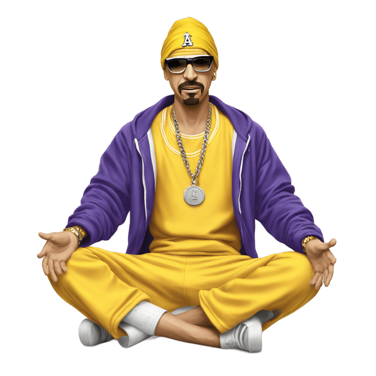 絵文字：Ali G seated Yogi