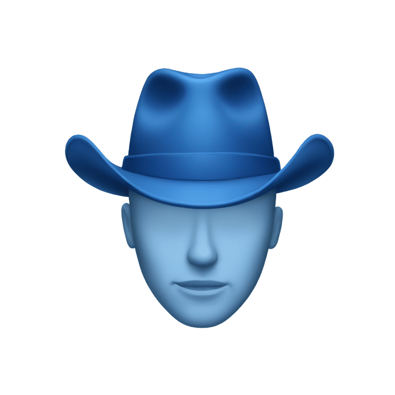 genmoji: men blue hat