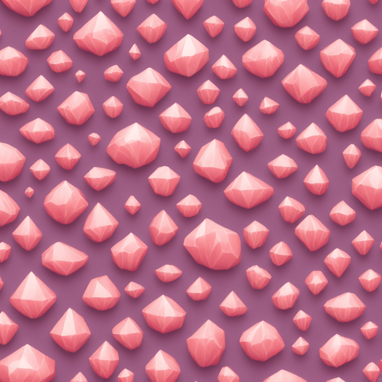 genmoji: Coral diamond