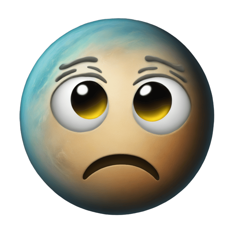 genmoji: Planet with a Face