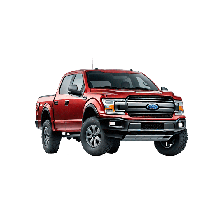 genmoji : Ford F150 2018 surélevé