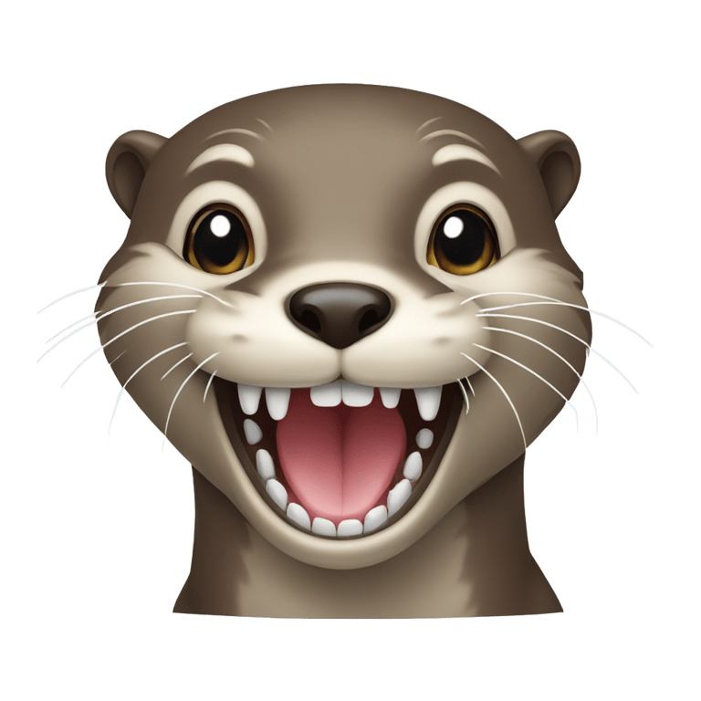 genmoji: Otter with dentures