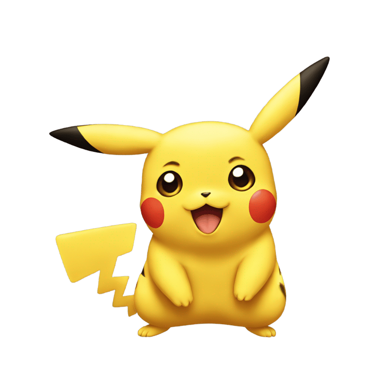 genmoji: pikachu