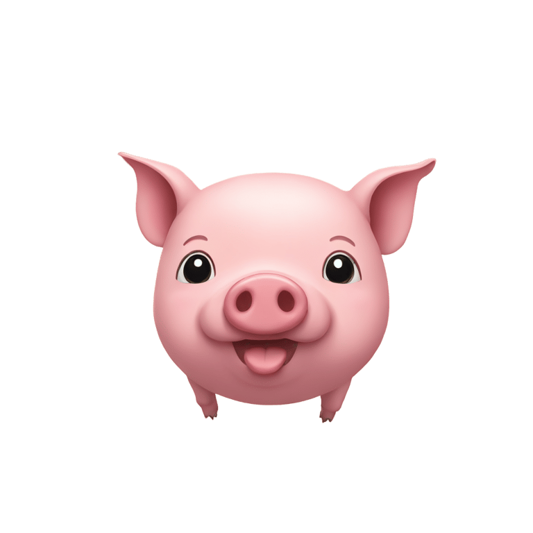 絵文字：Pig in the sky