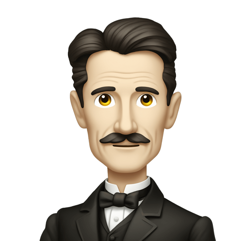 genmoji: Nikola Tesla