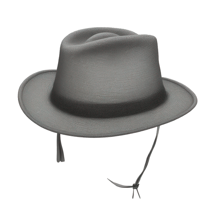 genmoji: a hat engraved with the word MESH