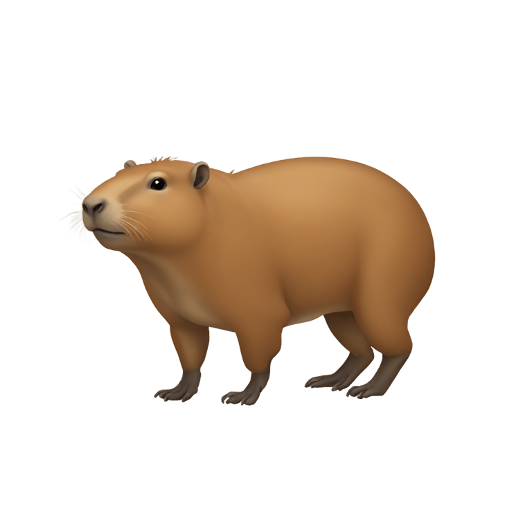 genmoji: un capibara