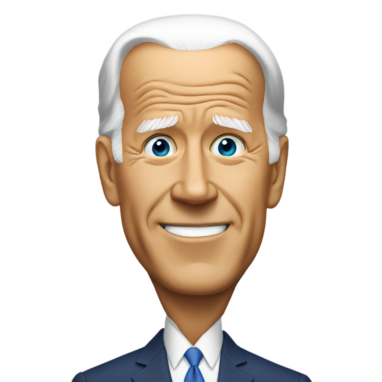 genmoji: joe biden without eyes