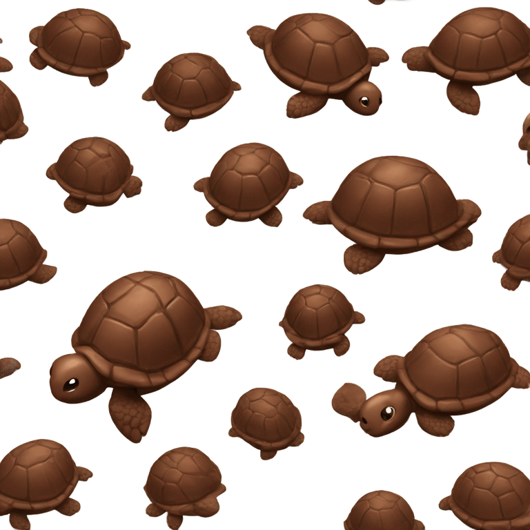 genmoji: Turtle chocolate