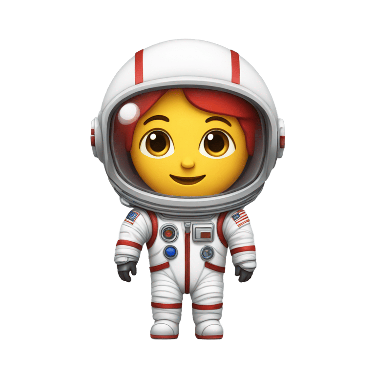 絵文字：red armless astronaut