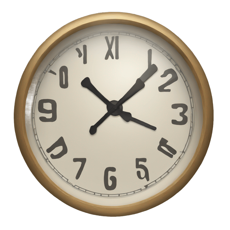 genmoji: clock