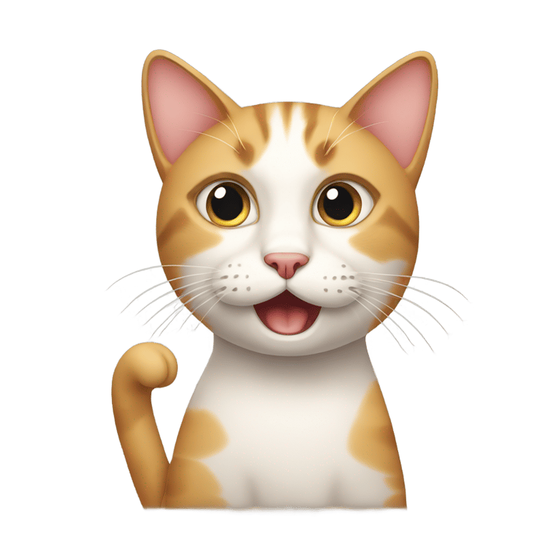 genmoji: Confused cat