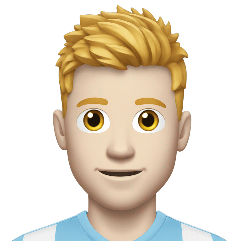 genmoji: Kevin de Bruyne Manchester city fc