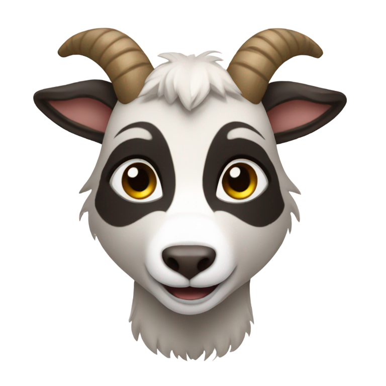genmoji：山羊浣熊送货司机