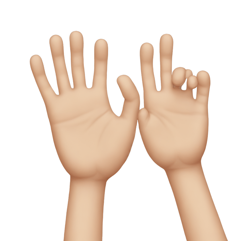 genmoji: ginger hand