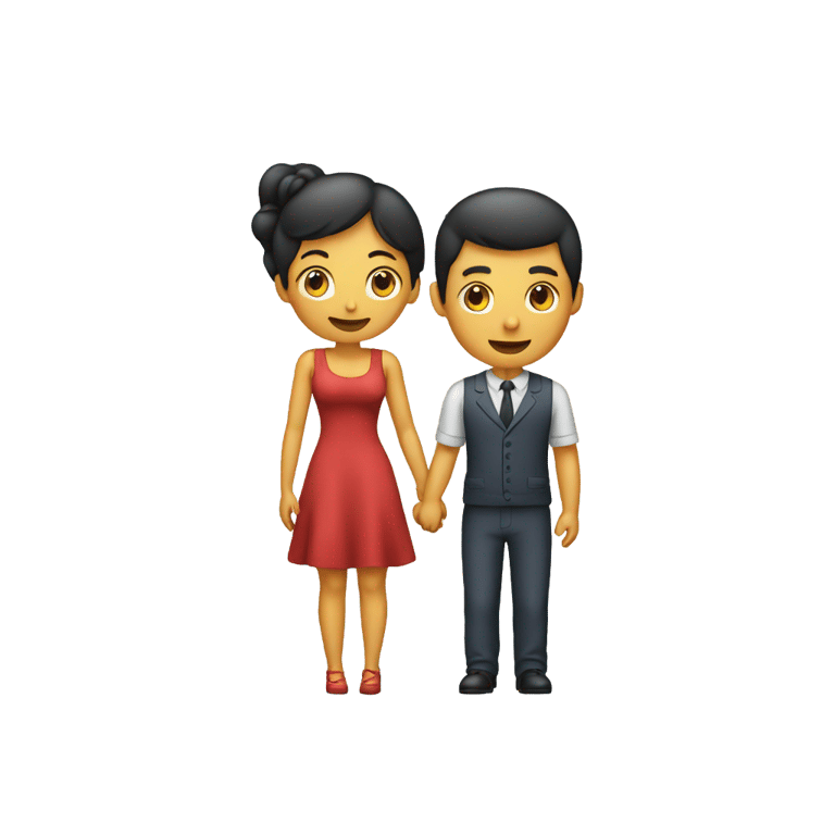 genmoji: a man and a woman making love