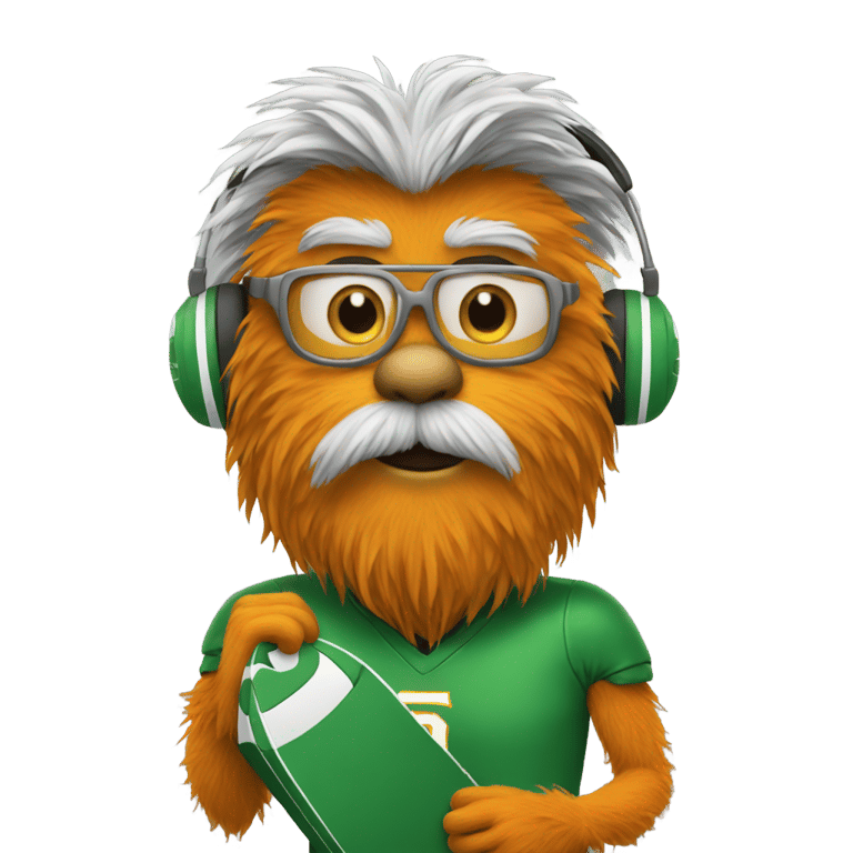 genmoji: Lorax football coach