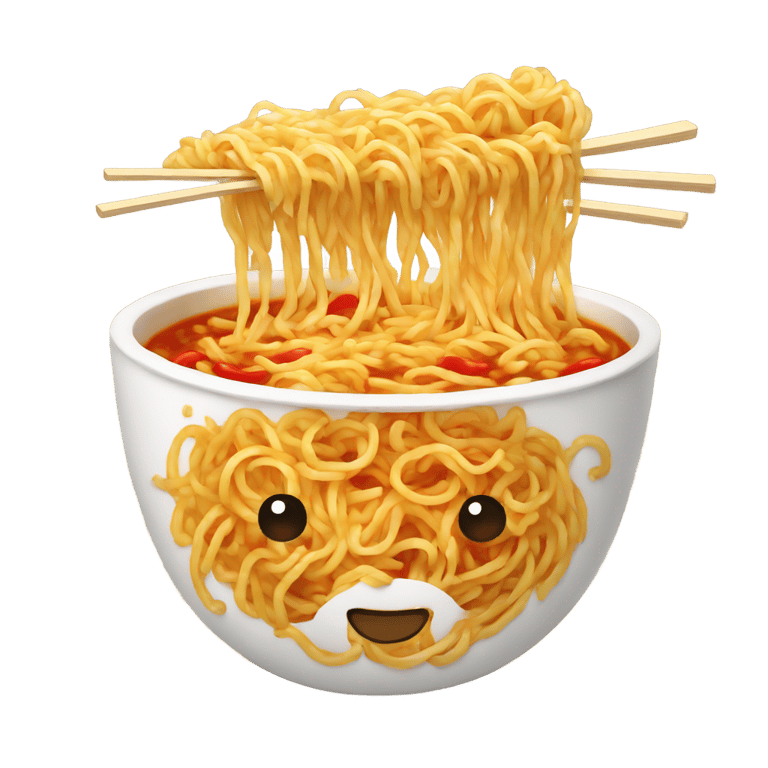 絵文字：Sweet chili ramen