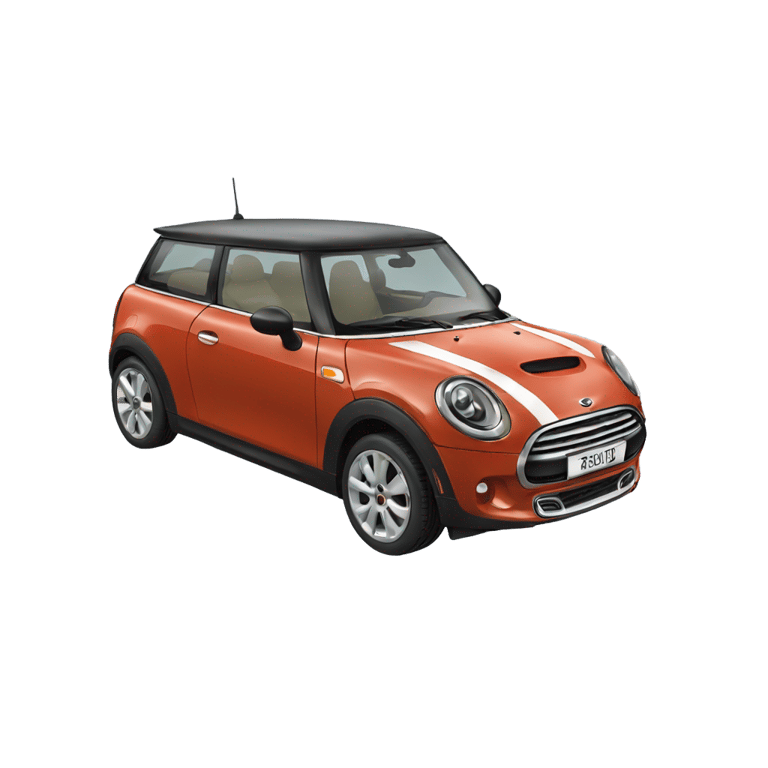 genmoji: Mini cooper