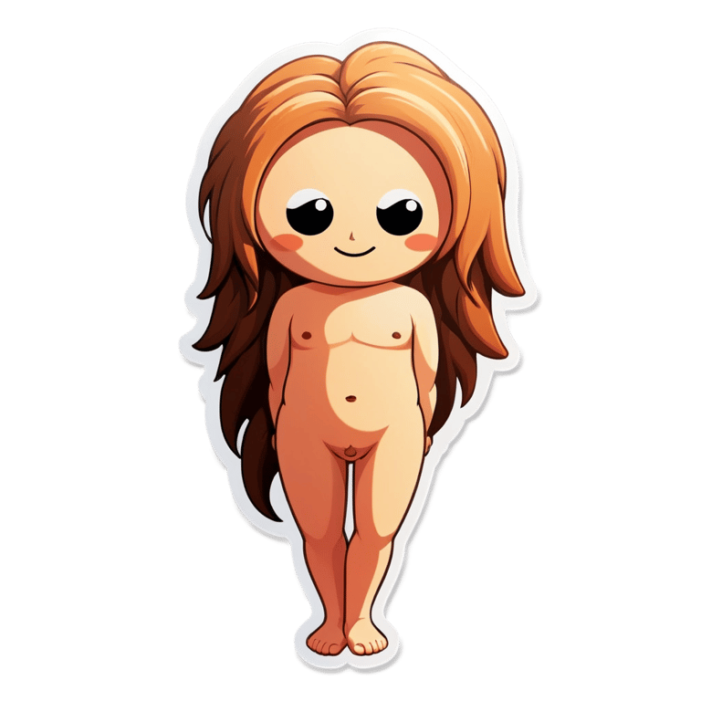 genmoji : Pénis nu avec poils