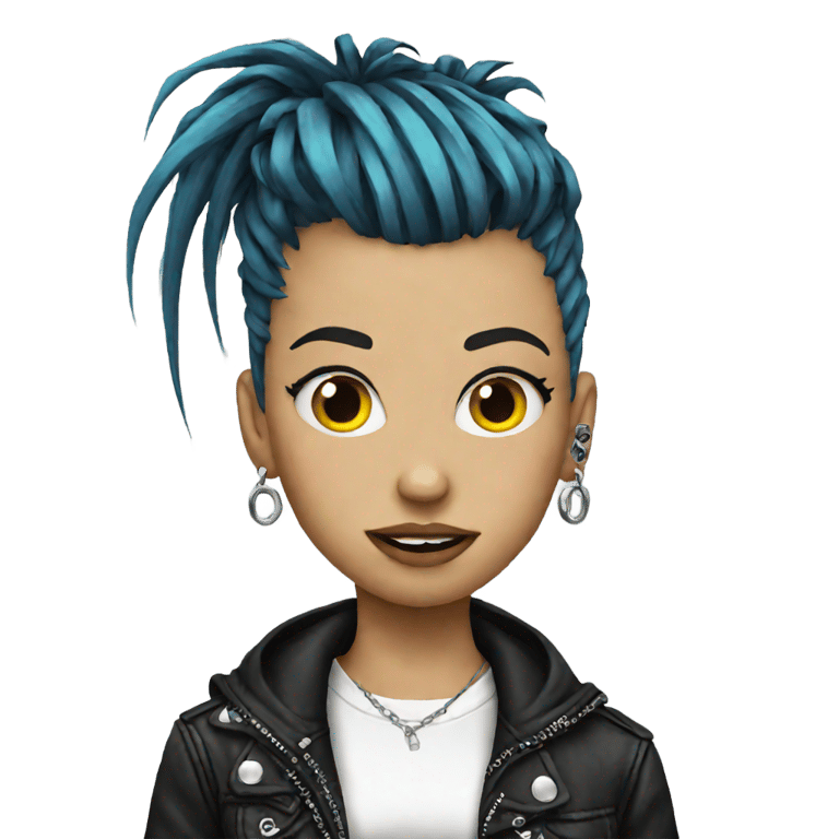 genmoji : Punk girl