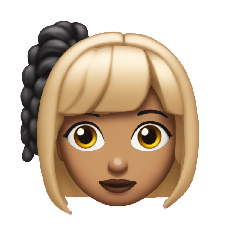genmoji : Nicki Minaj lève les yeux au ciel