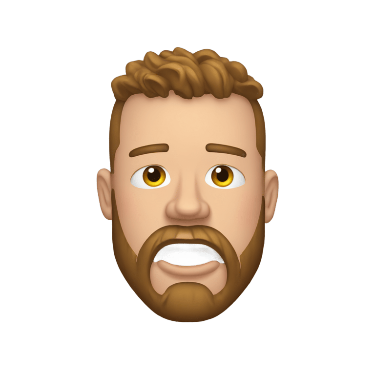 genmoji: Travis kelce crying