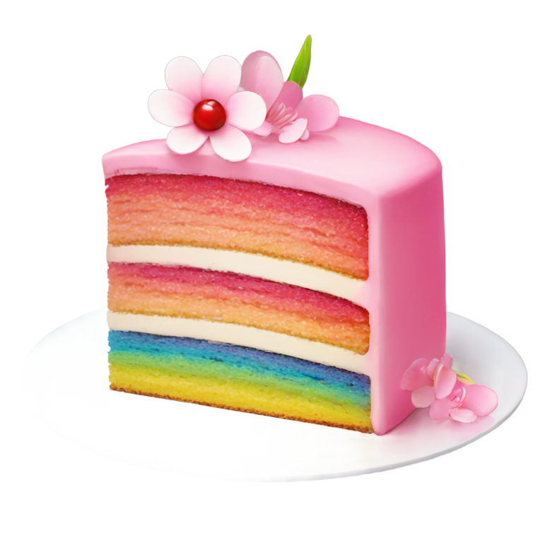 絵文字：🌈🎂🌸