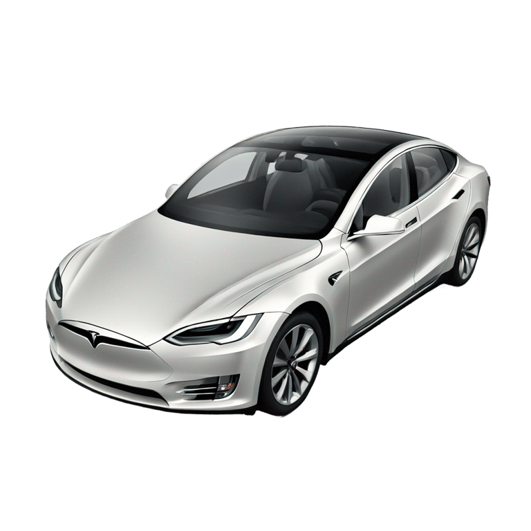 genmoji: Tesla Car