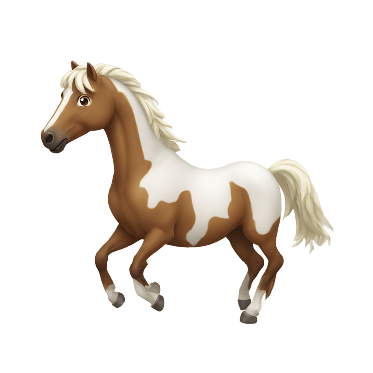 genmoji: Fliegendes pferd