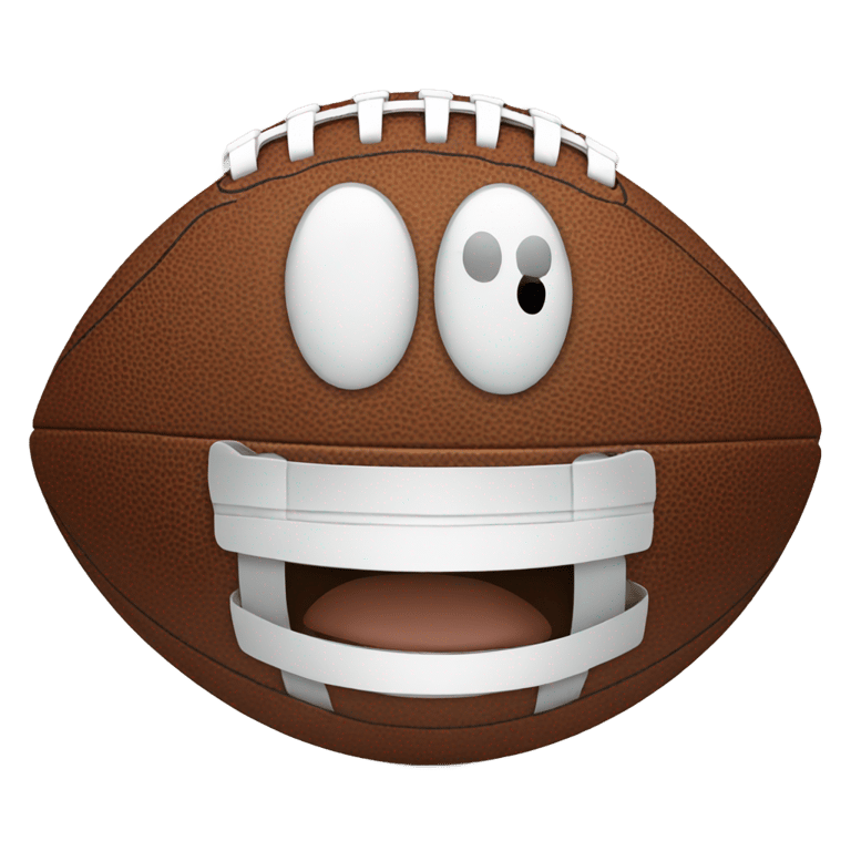 genmoji: Football with a face