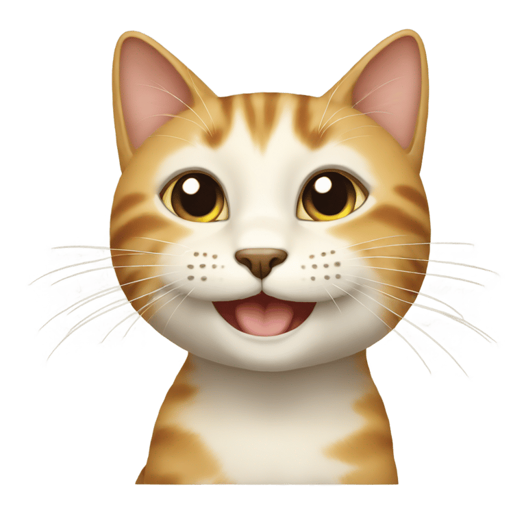 genmoji：快乐的小猫