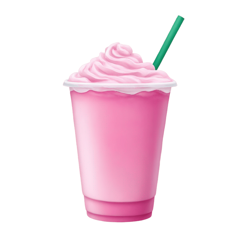 genmoji: Pink Drink Starbucks