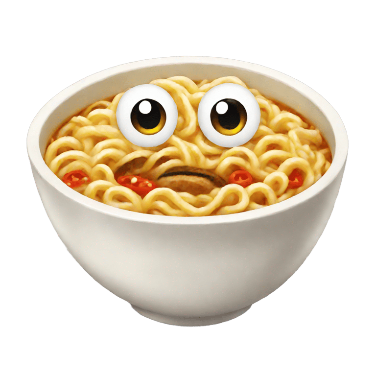 genmoji: Cartoon ramen