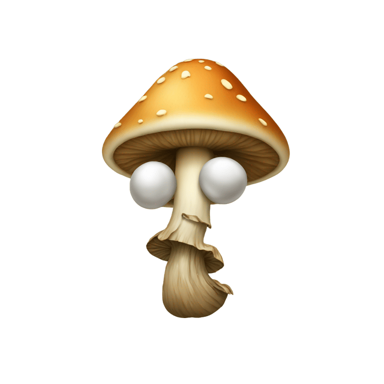 genmoji: djing mushroom