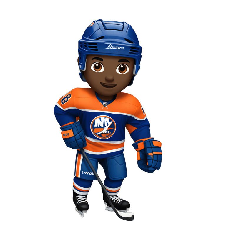 genmoji : New York islanders player