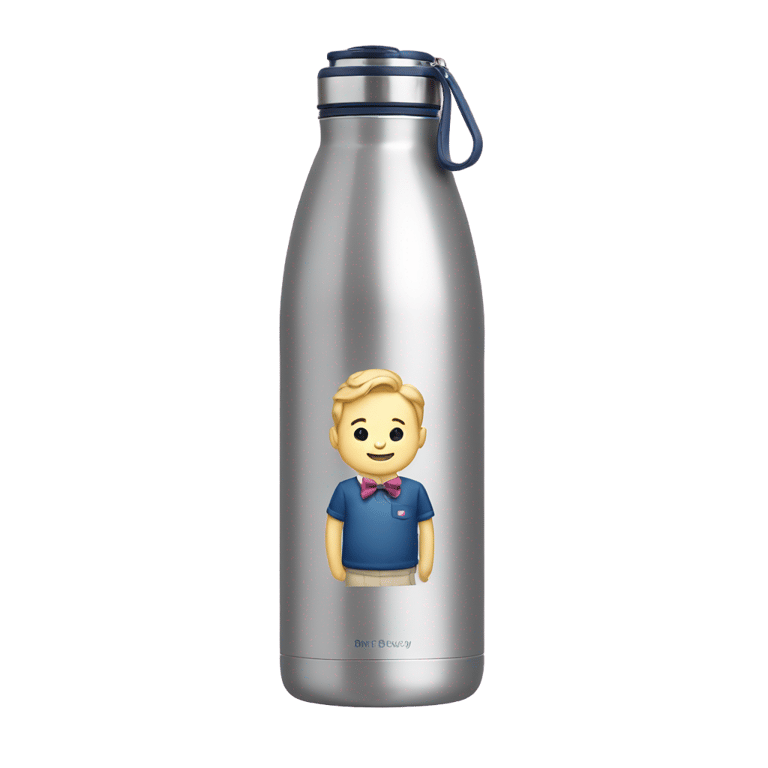 絵文字：Preppy Stanley waterbottle with bow