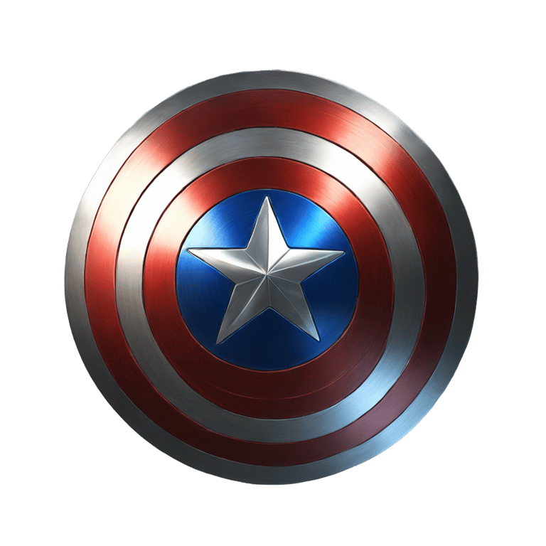 genmoji: Captain America shield