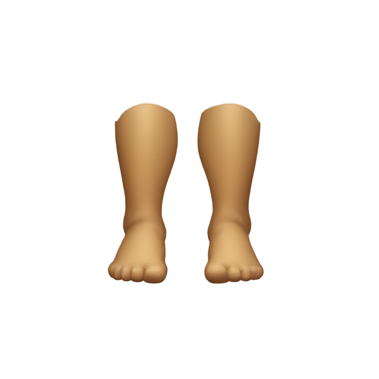 genmoji: the reverse side of the knee