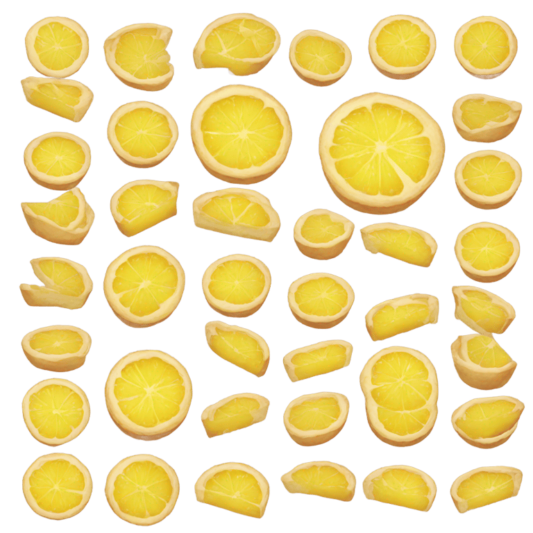 genmoji : Lemon tarts