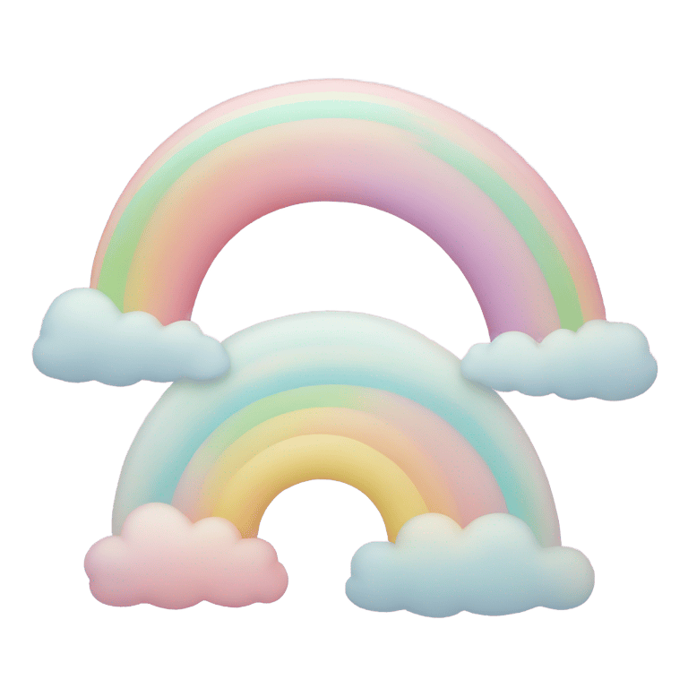 genmoji: Rainbow pastel color