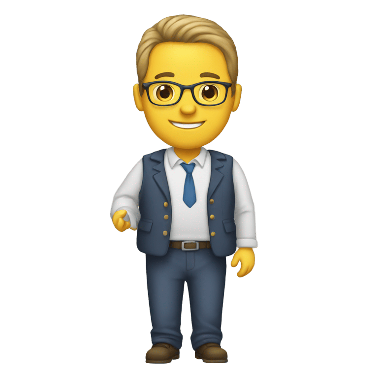 genmoji: My social studies teacher