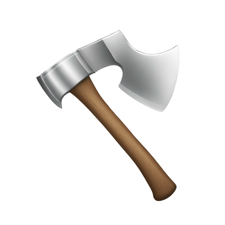 genmoji: cute axe silver emoji