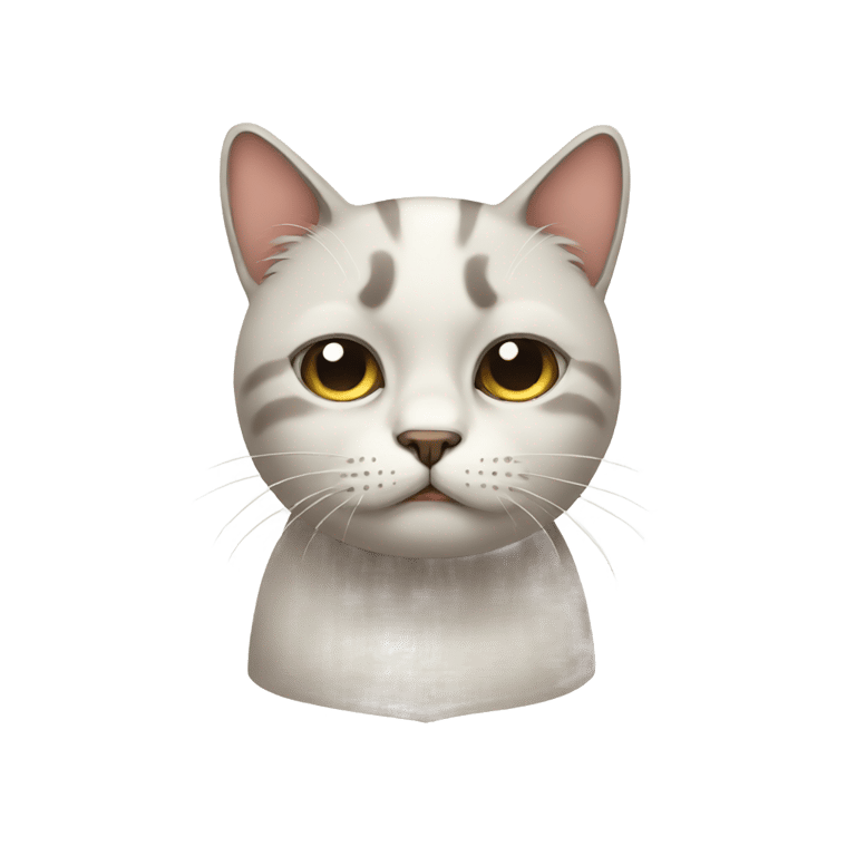 genmoji: Sad Cat