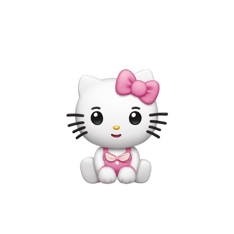 genmoji: hello kitty