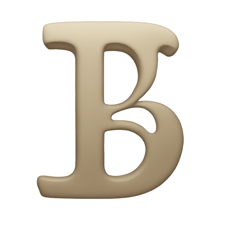 genmoji: The Letter "B"